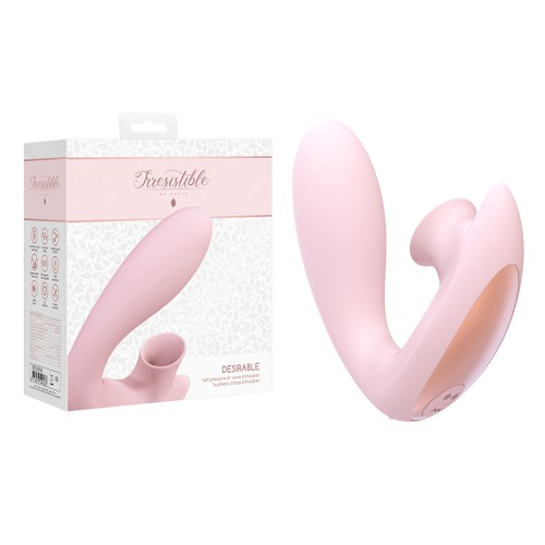 Shots Desirable Rechargeable Dual Stimulator