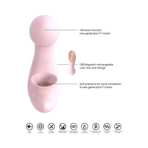 Shots Desirable Rechargeable Dual Stimulator