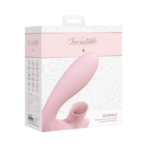 Shots Desirable Rechargeable Dual Stimulator