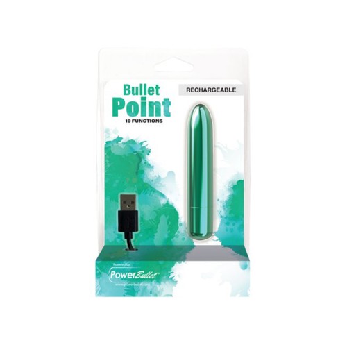 Power Bullet Point Recargable Verde