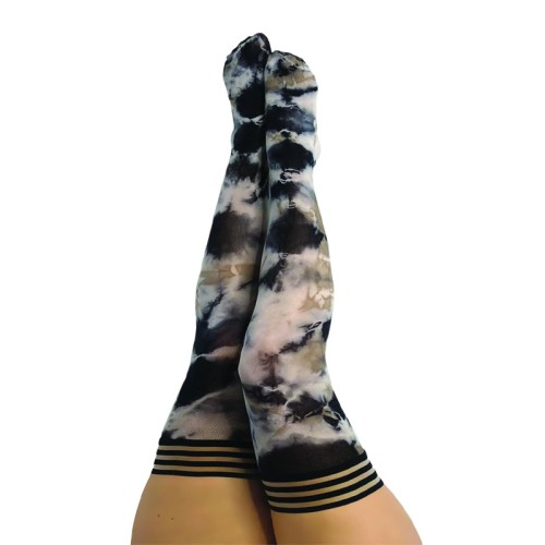 Kixies Mackenzie Tie-Dye Thigh-Highs - Stylish Fashion