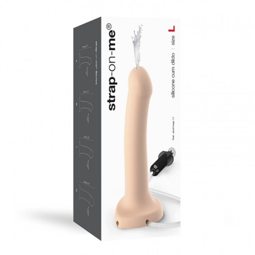 Dildo de Silicona con Eyaculación Strap-On-Me