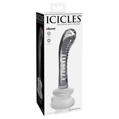 Masajeador de G-Spot de Vidrio Curvado Icicles No. 88