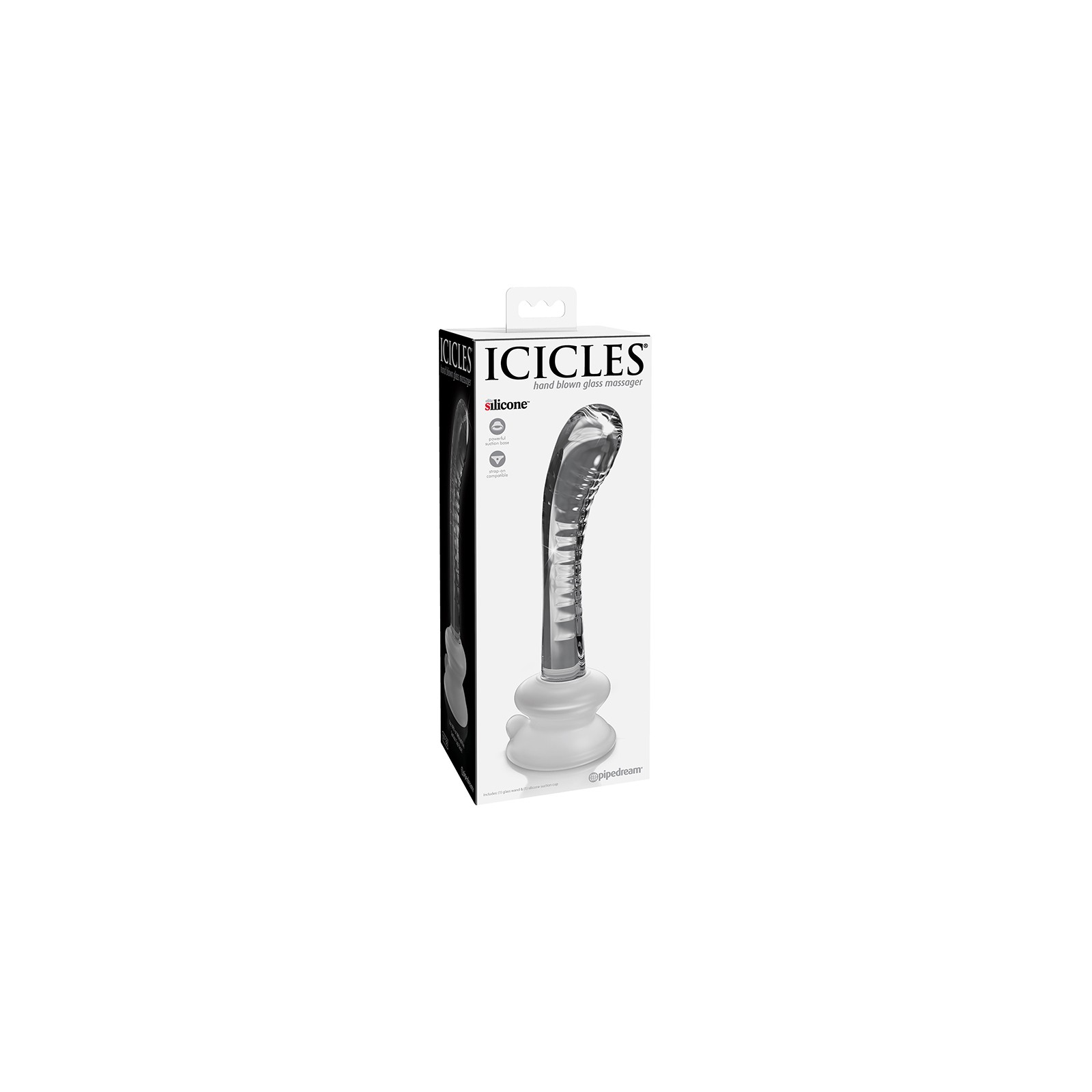 Icicles No. 88 Curved Glass G-Spot Massager