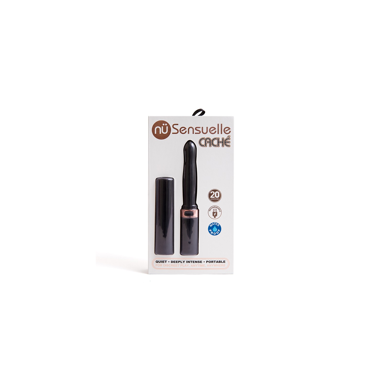 Nu Sensuelle Cache 20-Function Rechargeable Vibe Black