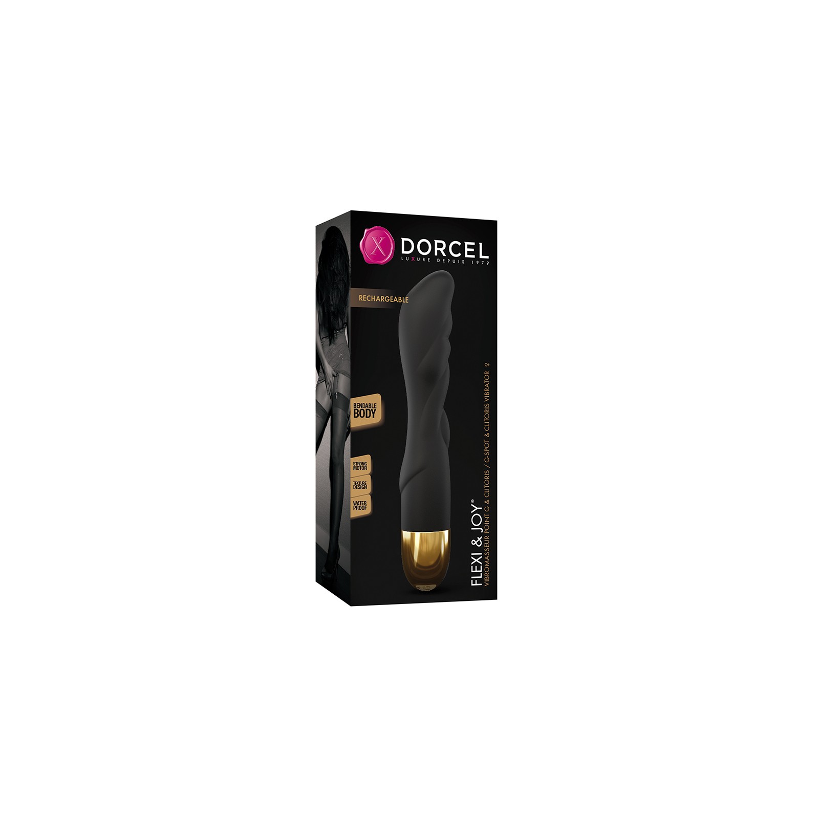 Dorcel Flexi & Joy G-Spot Vibrator Black/Gold