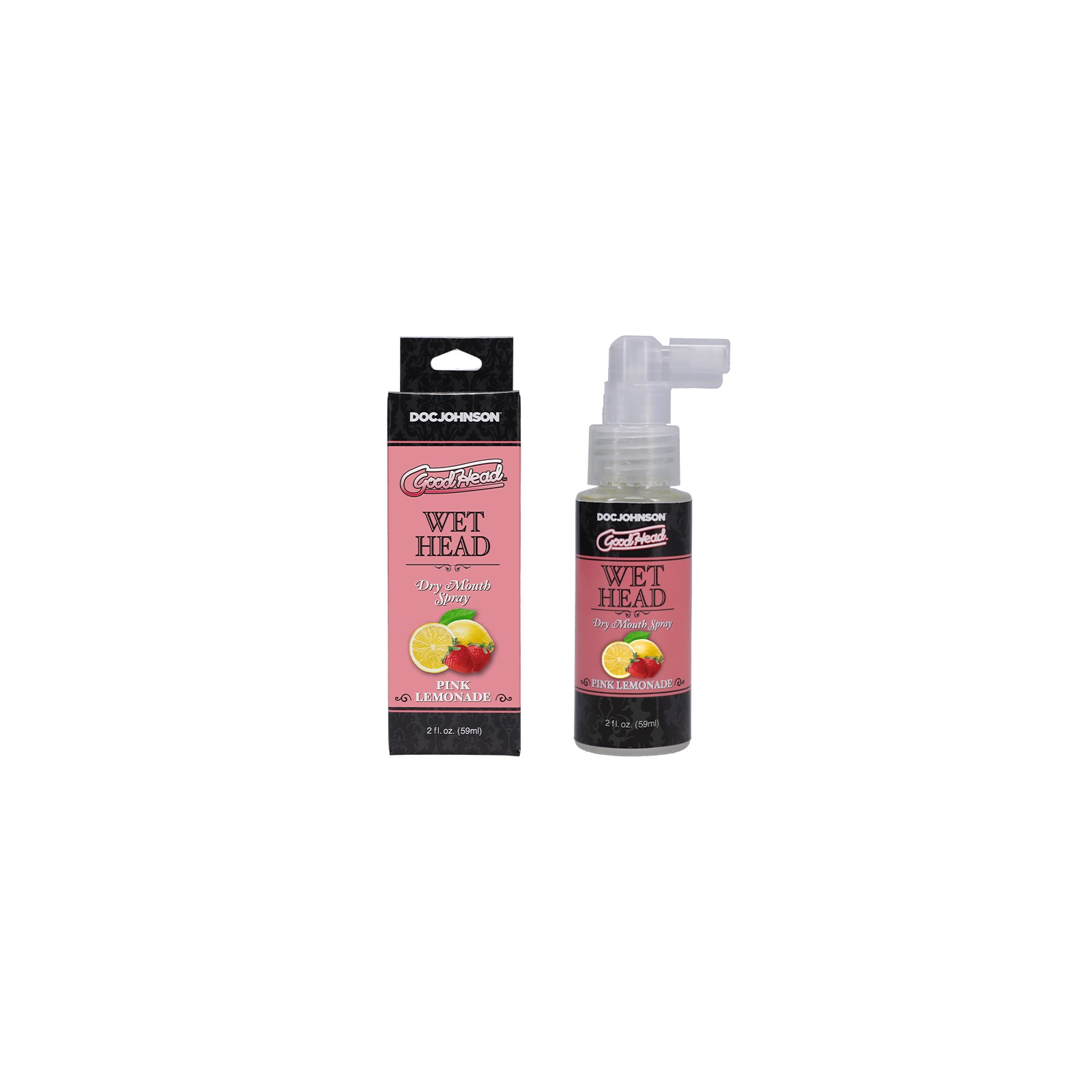 GoodHead Spray para Boca Seca Sabor Limonada Rosa