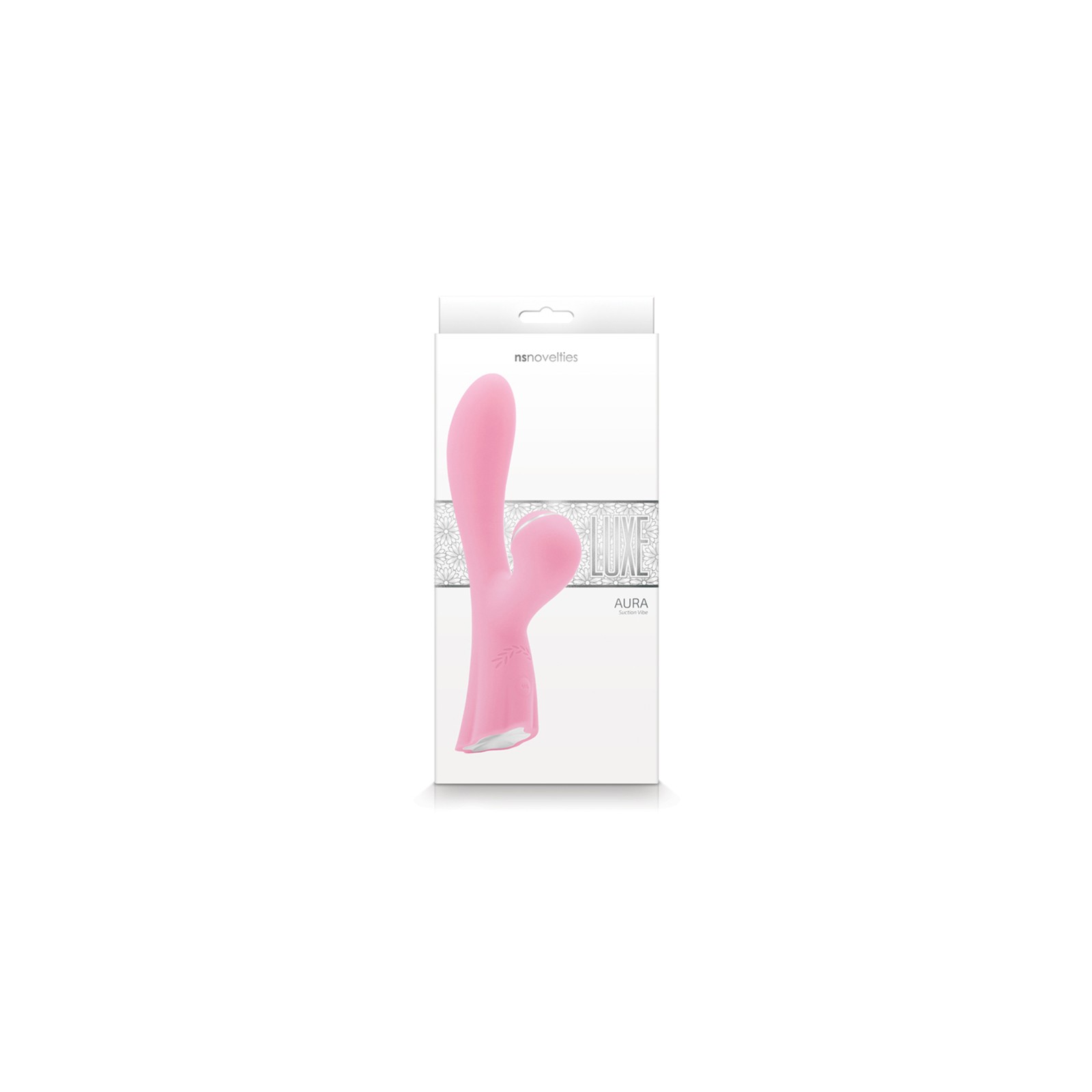 Vibrador Succionador Recargable Luxe Aura Rosa