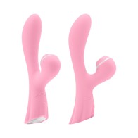 Vibrador Succionador Recargable Luxe Aura Rosa