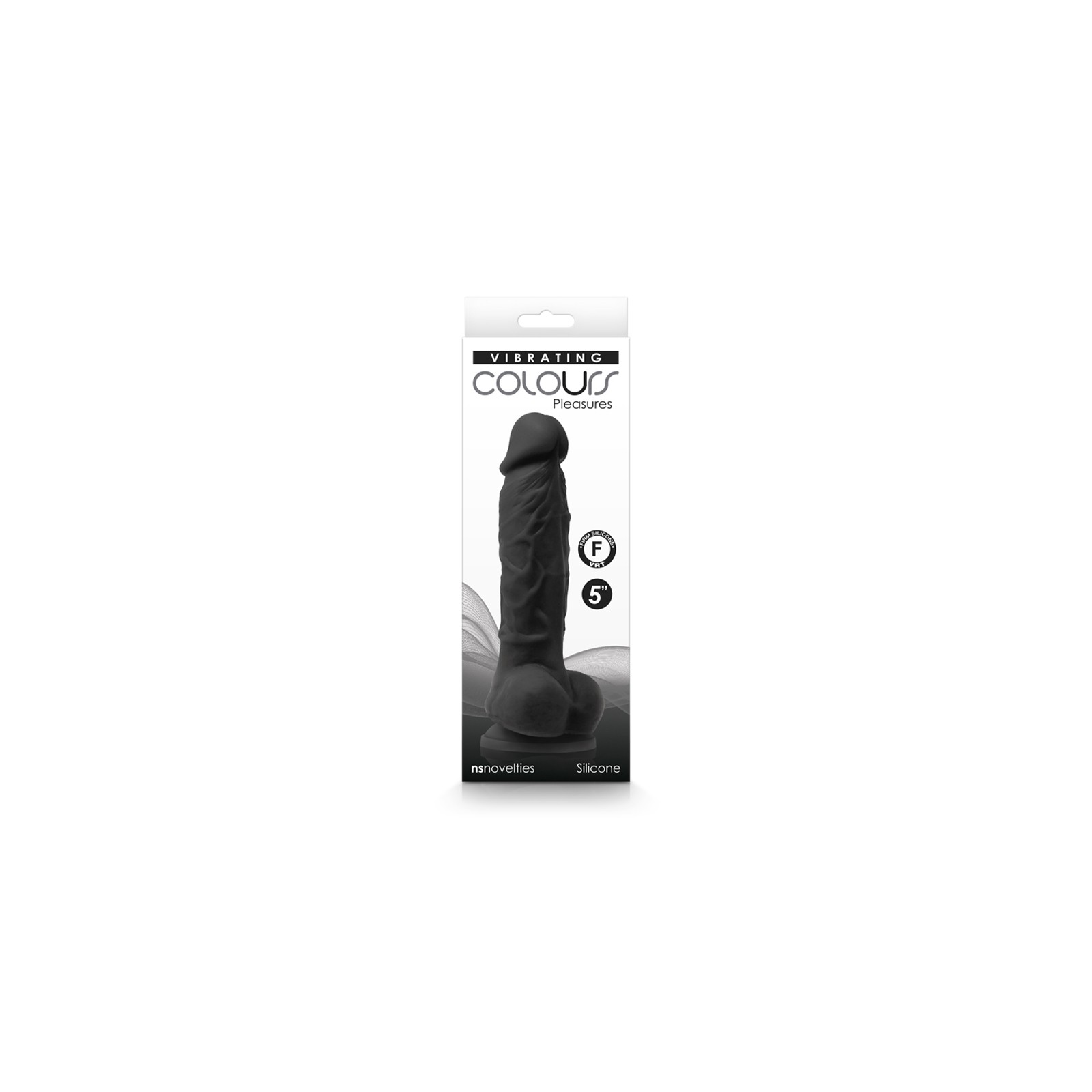 5 in. Vibrating Dildo Black