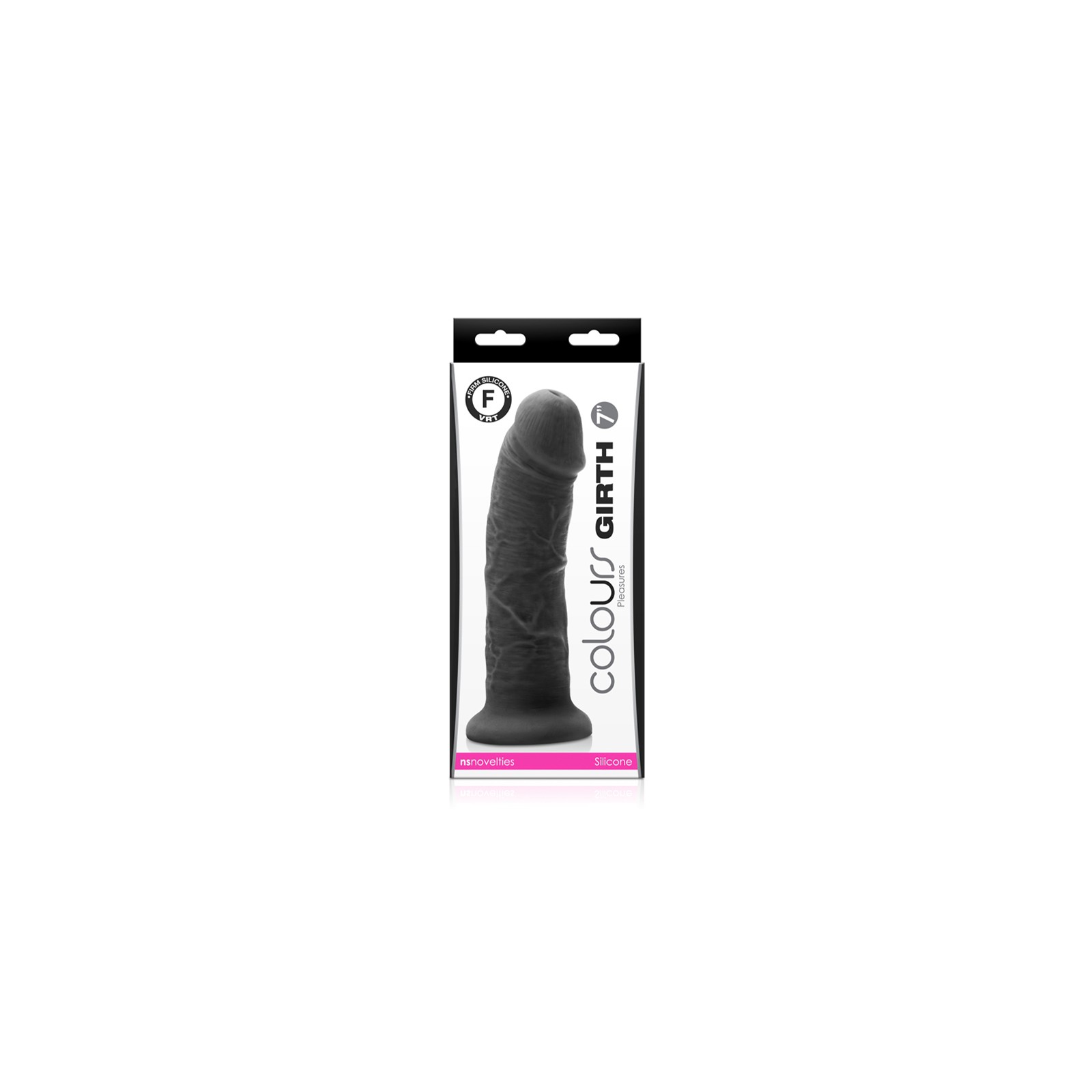 Dildo Negro de 7 in. Colours Girth