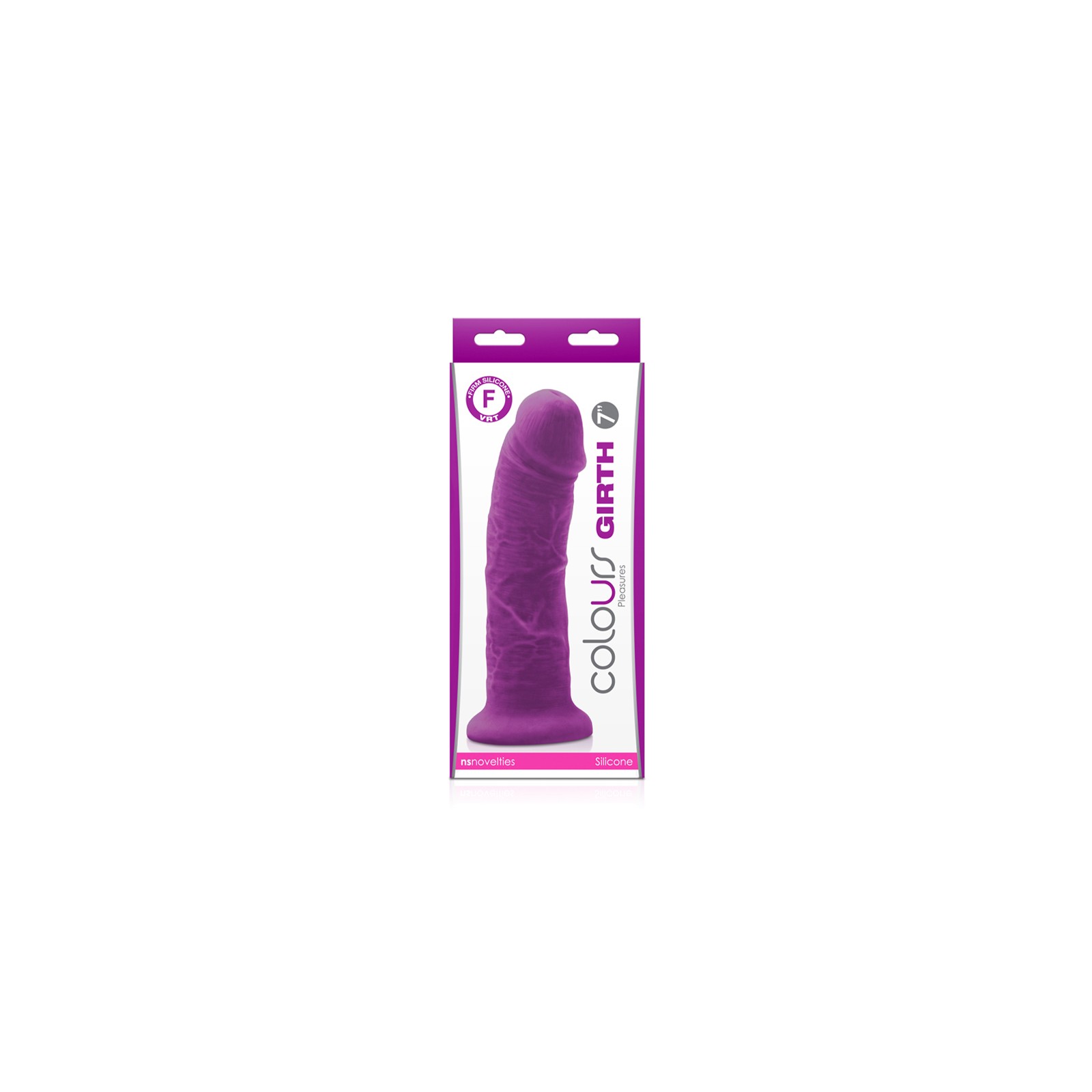 Colours Girth 7 in. Dildo Purple