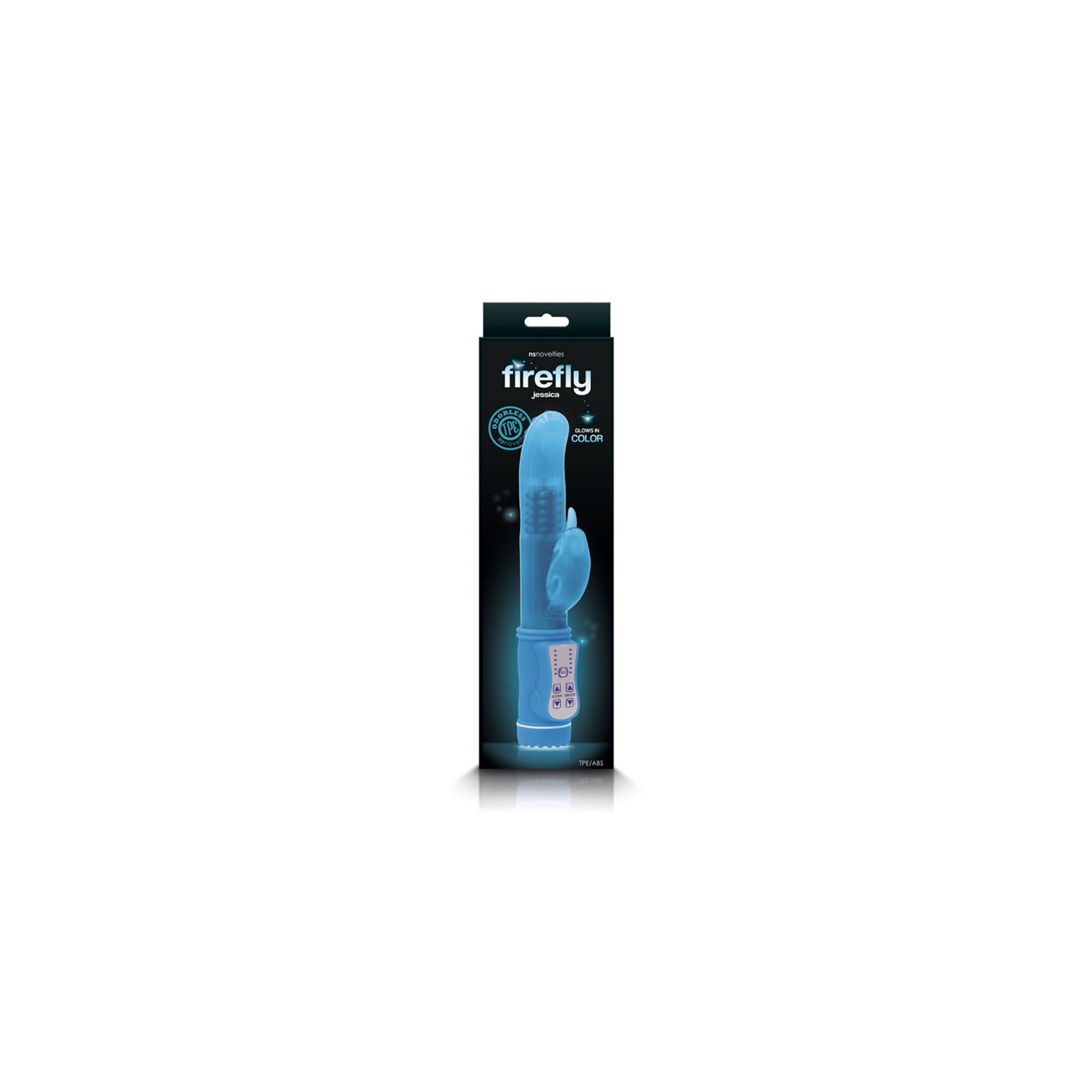 Vibrador Rotatorio Firefly Jessica Dolphin Azul