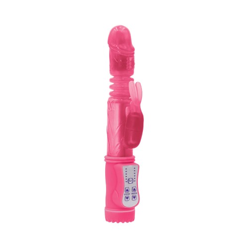 Firefly Thumper Thrusting Rabbit Vibrator - Glows in the Dark