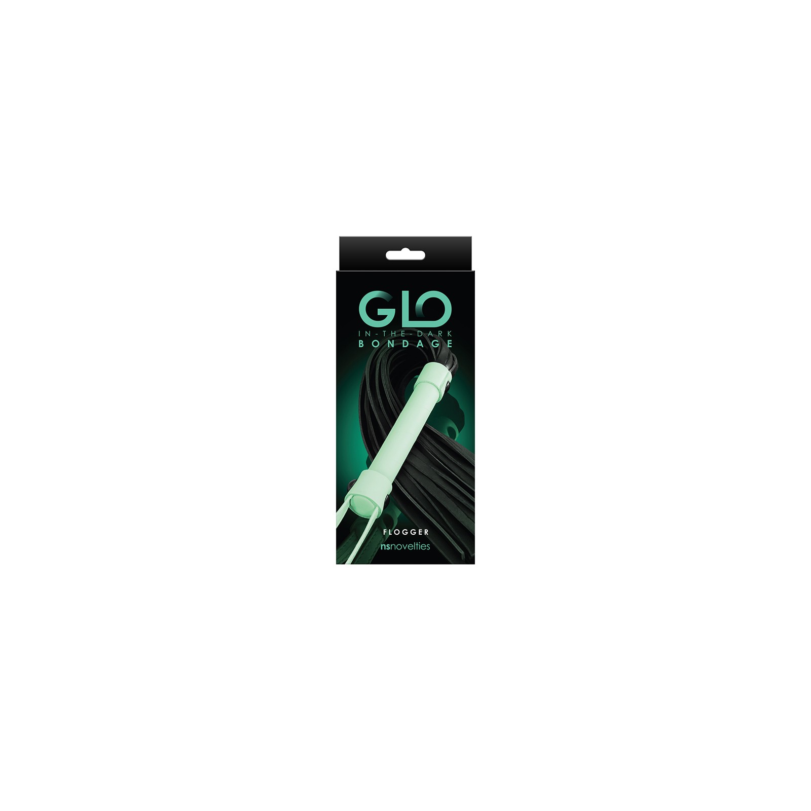 GLO Bondage Flogger - Green