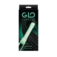 GLO Bondage Flogger - Green