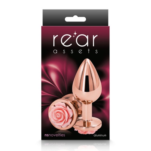 Rear Assets Medium Pink Anal Plug