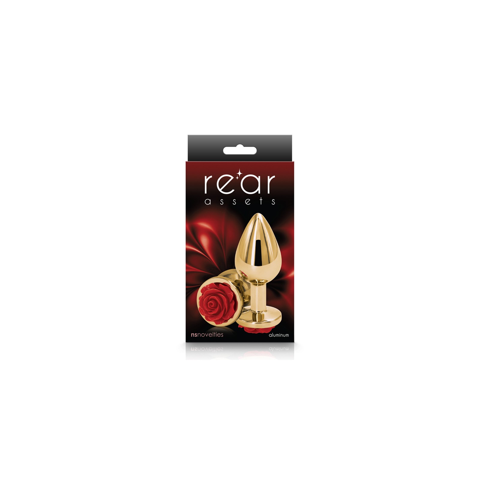 Rear Assets Medium Rose Anal Plug