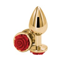 Rear Assets Medium Rose Anal Plug