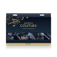 Bondage Couture 6-Piece BDSM Kit Blue