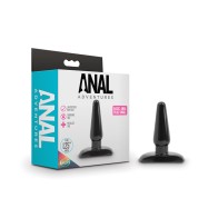 Plug Anal Básico Anal Adventures Pequeño Negro