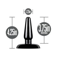 Anal Adventures Basic Anal Plug Small Black