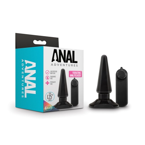 Anal Adventures Basic Vibrating Plug - Remote Control Pleasure