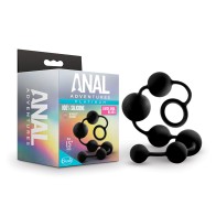 Anal Adventures Large Silicone Anal Beads