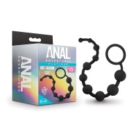 Anal Adventures Platinum Silicone Beads for Sensational Play