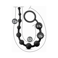 Anal Adventures Platinum Silicone Beads for Sensational Play