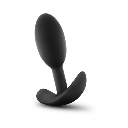 Anal Adventures Silicone Weighted Vibra Slim Plug Small