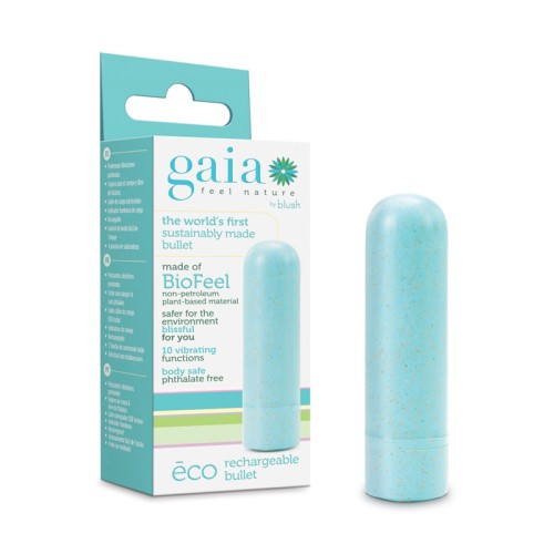 Gaia Eco Rechargeable Bullet Vibrator for Eco-Friendly Pleasure