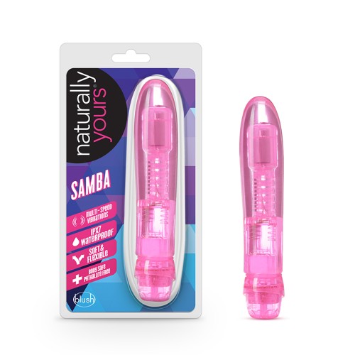 Naturally Yours Samba Slimline Vibrator Pink