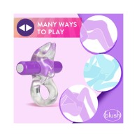 Play with Me Bull C-Ring Vibrador Morado