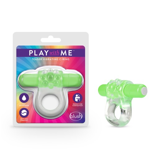 Play with Me Green Teaser Vibrating C-Ring