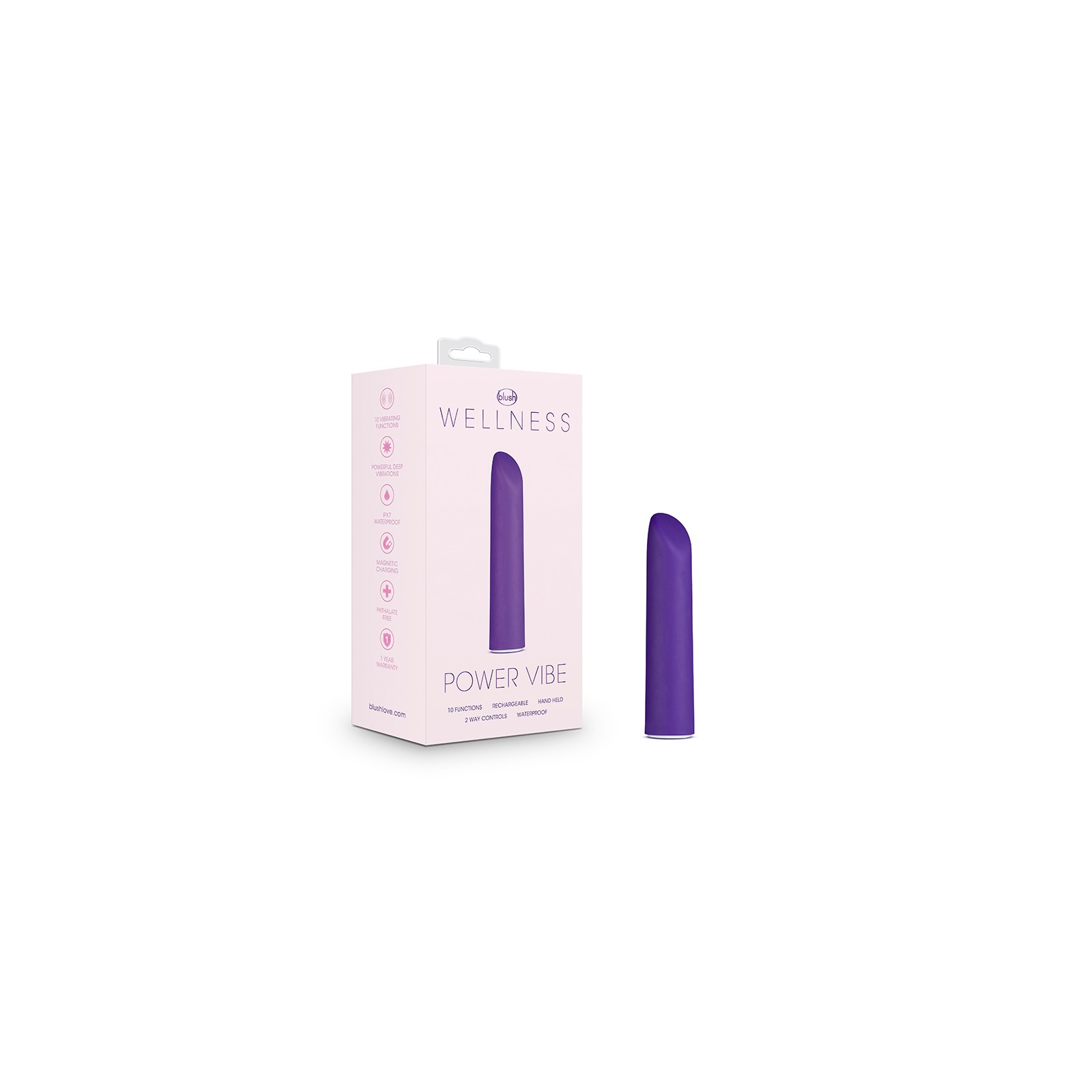 Vibrador Bullet Wellness Power Vibe para Experiencia Vibrante