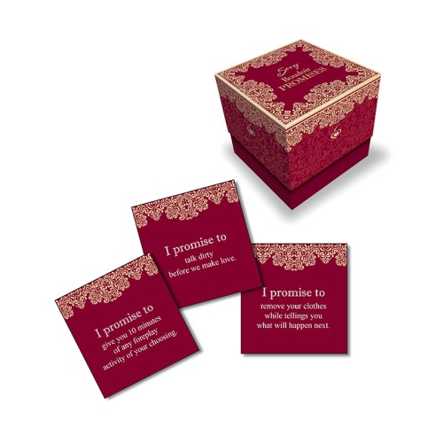 Tarjetas de Promesas Sexys Boudoir