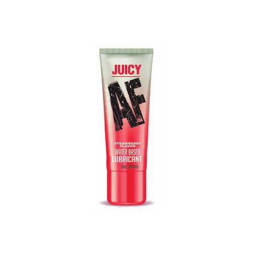 Juicy AF Strawberry Water-Based Lubricant - 2 oz