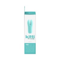 Vibrador Doble Tease Me Vedo Kitti Turquesa