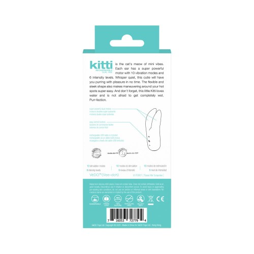 Vedo Kitti Dual Vibe Tease Me Turquoise