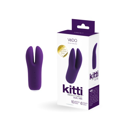 Rechargeable Dual Vibrator Vedo Kitti