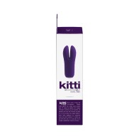 Vibrador Doble Recargable Vedo Kitti Púrpura