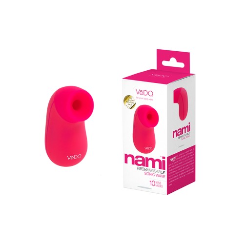 Vedo Nami Vibrador Sónico Recargable Rosa