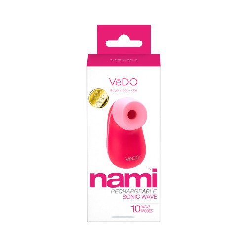 Vedo Nami Vibrador Sónico Recargable Rosa