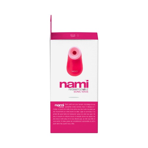 Vedo Nami Vibrador Sónico Recargable Rosa