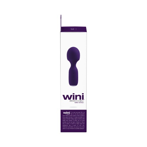 Vedo Wini Rechargeable Mini Wand Deep Purple