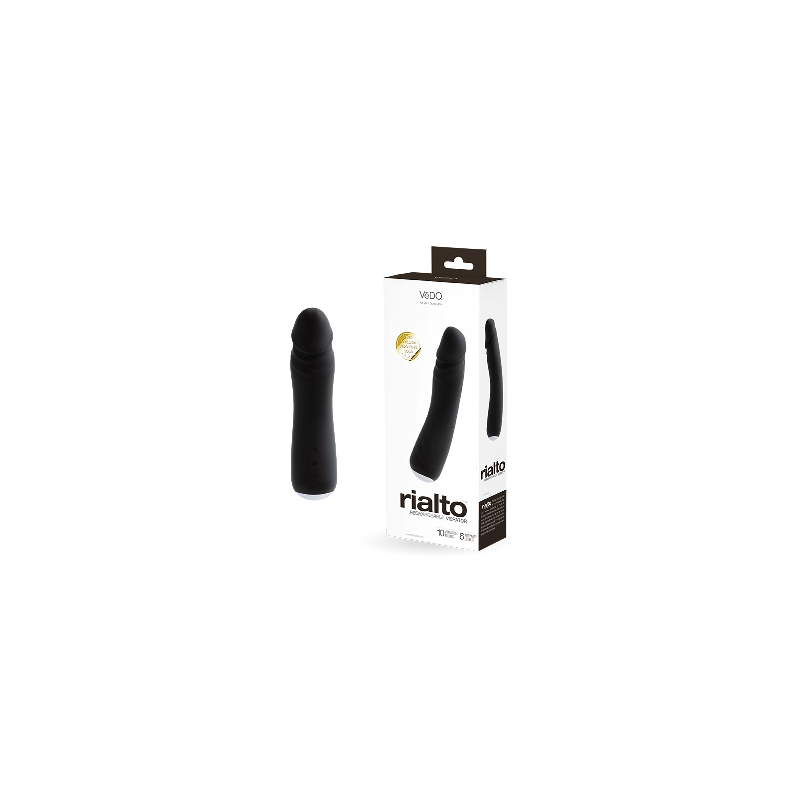 Vibrador Recargable Vedo Rialto para Máximo Placer