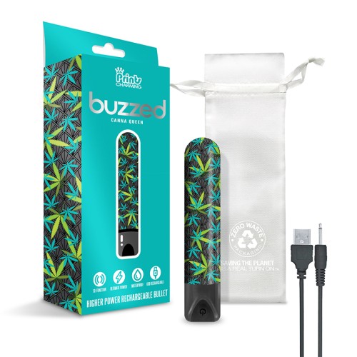 Buzzed Rechargeable Cannabis Bullet Vibrator