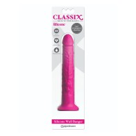 Dildo Vibrador Realista de Silicona Wall Banger Con Succión Rosa Pipedream Classix