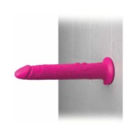 Dildo Vibrador Realista de Silicona Wall Banger Con Succión Rosa Pipedream Classix